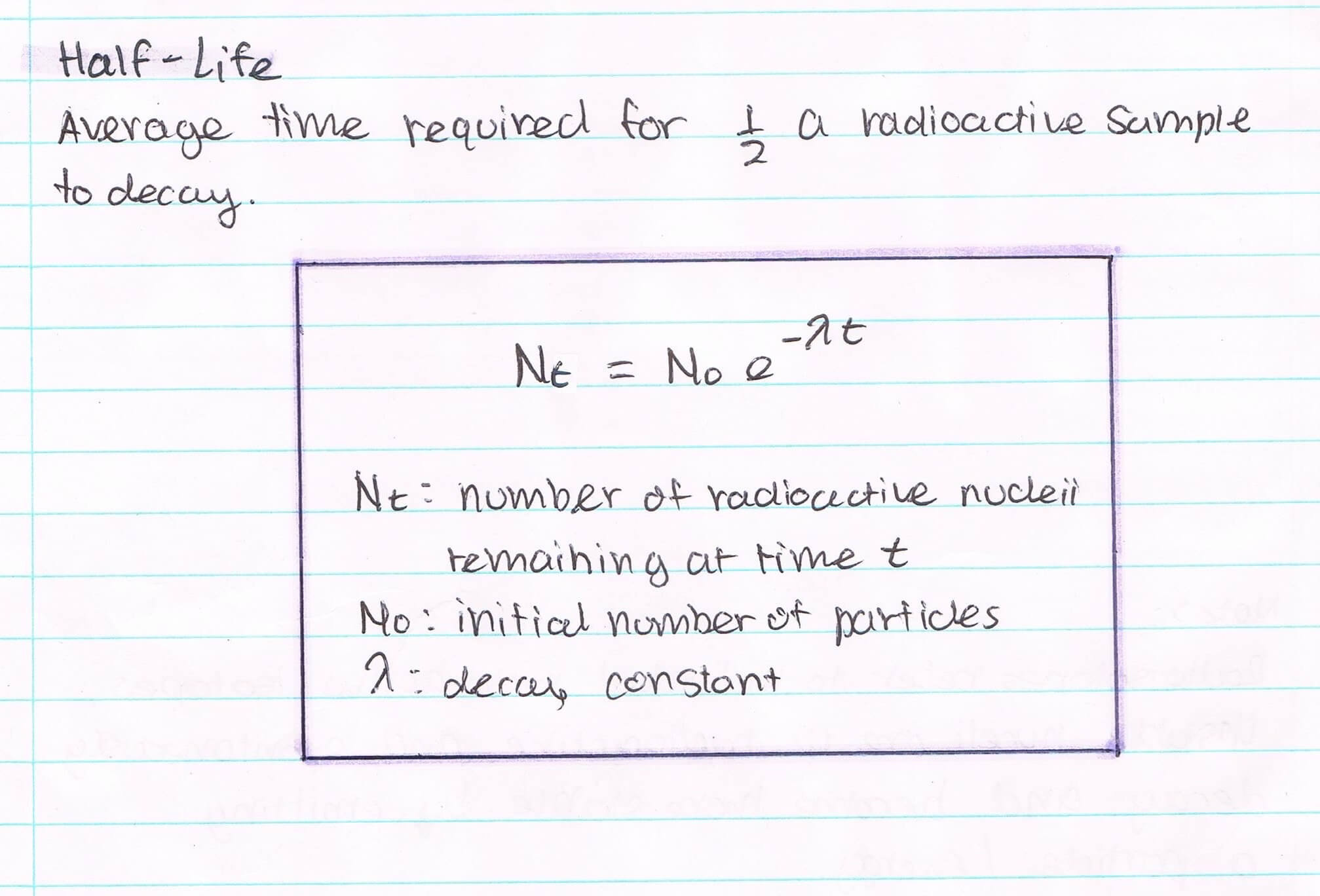 Physics Study Tip - Get organised with equations