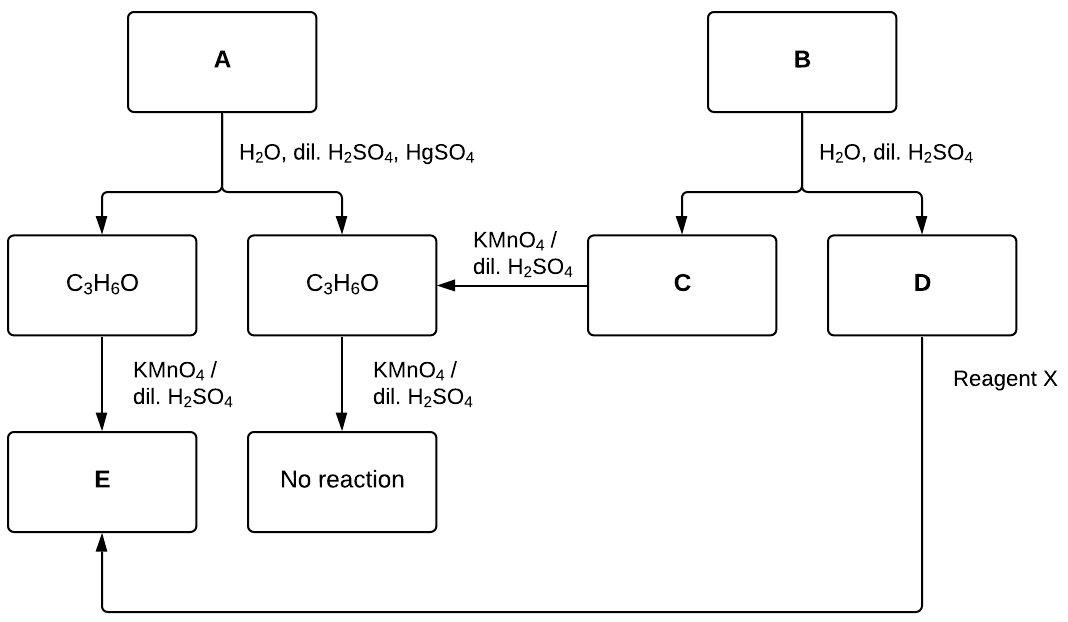 Y12 Chemistry Organic Reaction Pathway