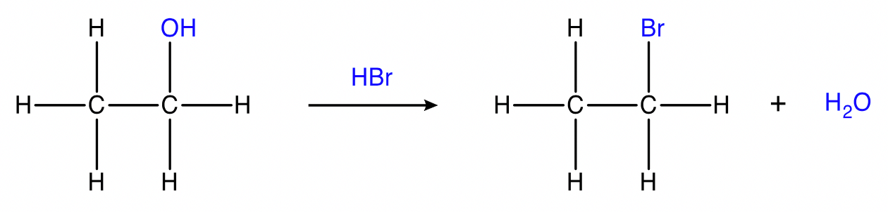 HSC 'Organic Chemistry' Reactions - Substitution of alcohols